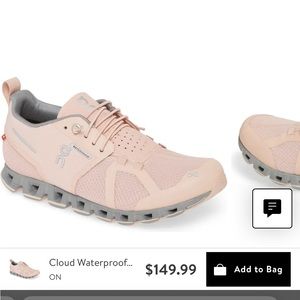 On Running - waterproof pink and gray NWOT